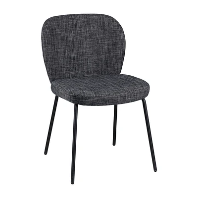 Fabric and Metal Dining Chair