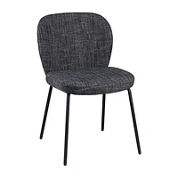 Fabric and Metal Dining Chair