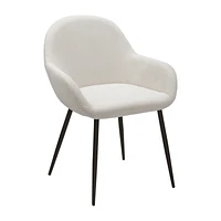 Fabric and Metal Dining Chair
