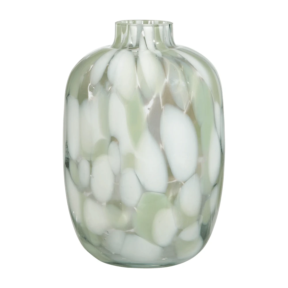 Green Glass Table vase