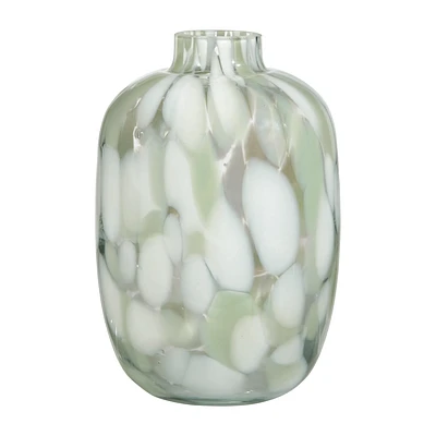 Green Glass Table vase
