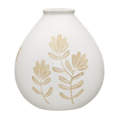 Decorative Engraved Stems Table Vase