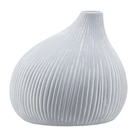 Ceramic Stripped Table Vase