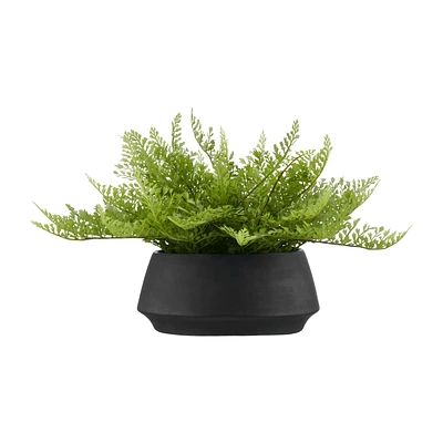 Pot with Artificial Fern