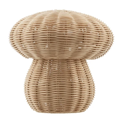 Rattan Mushroom Table Light