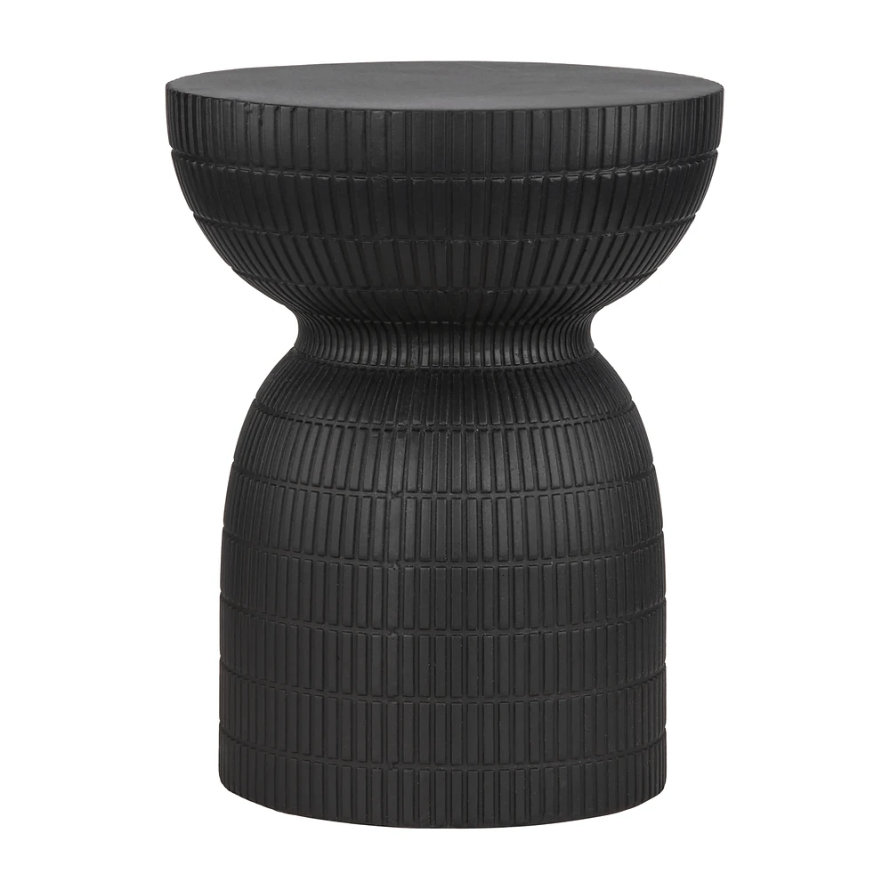 Outdoor Hourglass Side Table