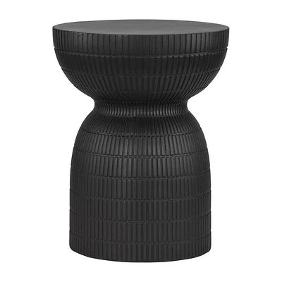 Outdoor Hourglass Side Table