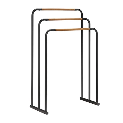 Black Towel Holder