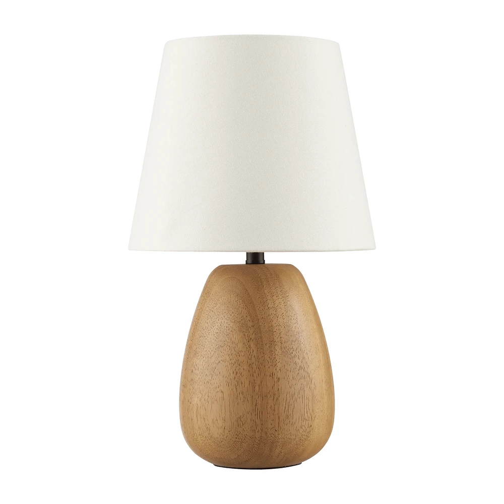 Mango Wood Base Table Lamp