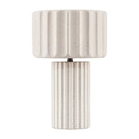Ribbed Ceramic Table Lamp