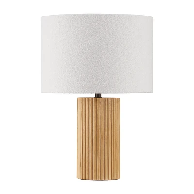 Natural Wood Table Lamp