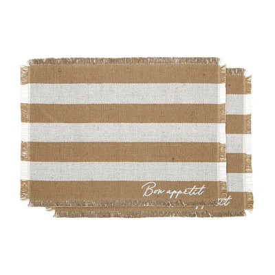 Set of 2 Bon AppÃ©tit Placemats