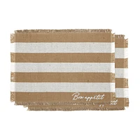 Set of 2 Bon AppÃ©tit Placemats