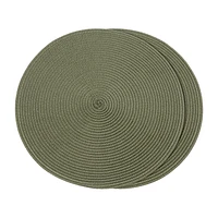Set of 2 Round Placemats