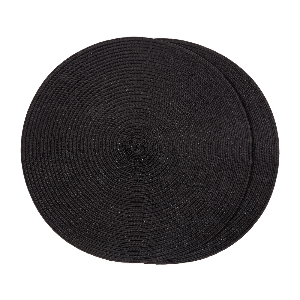Set of 2 Round Placemats