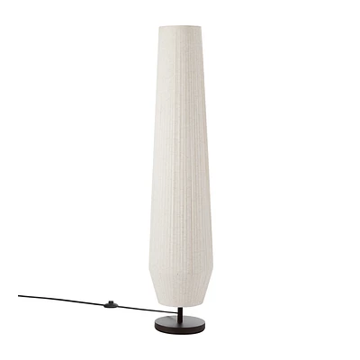 Linen Tube Floor Lamp