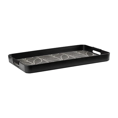 Leaf Print Serving Tray