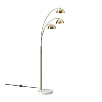Gold Floor Lamp with 3 Globes