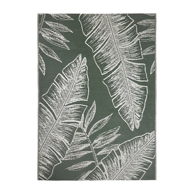 2 Tone Leaf Outdoor Rug