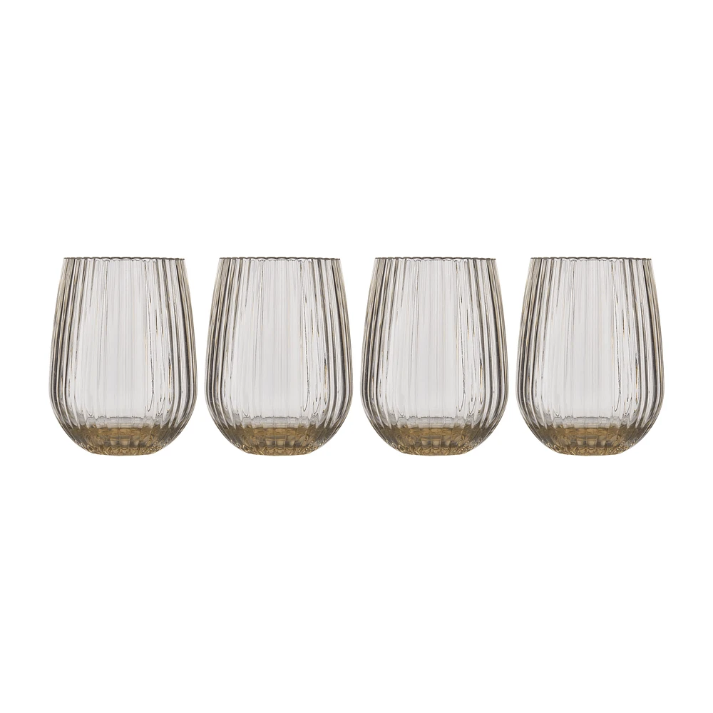 Set of 4 Plastic Glasses
