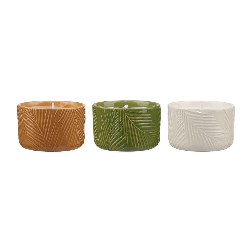 Set of 3 Wax Candles