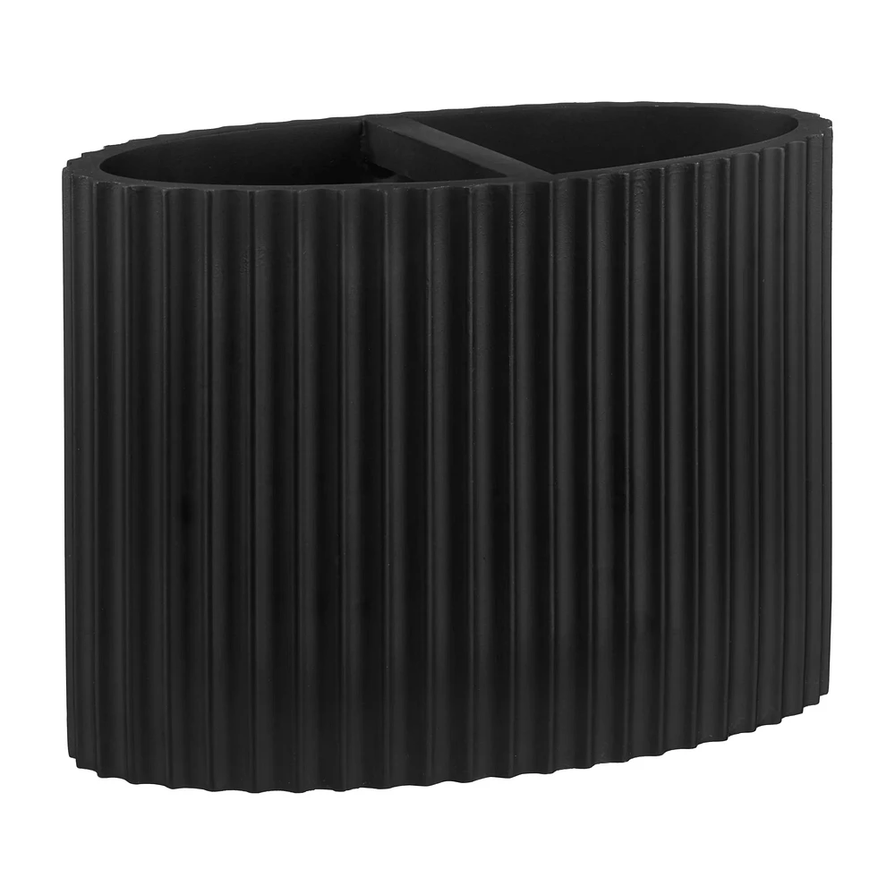 Ribbed Toothbrush Holder