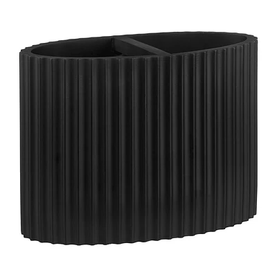 Ribbed Toothbrush Holder