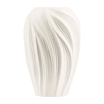 Artsy Wave Ceramic Table Vase