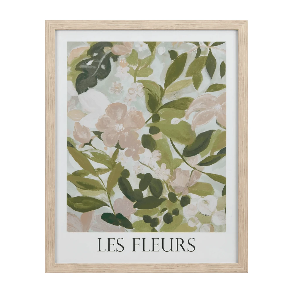 Les Fleurs Printed Framed Art