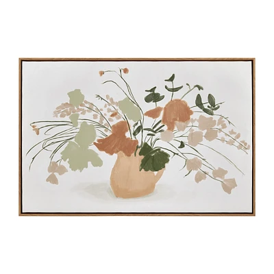 Potted Flowers Framed Art