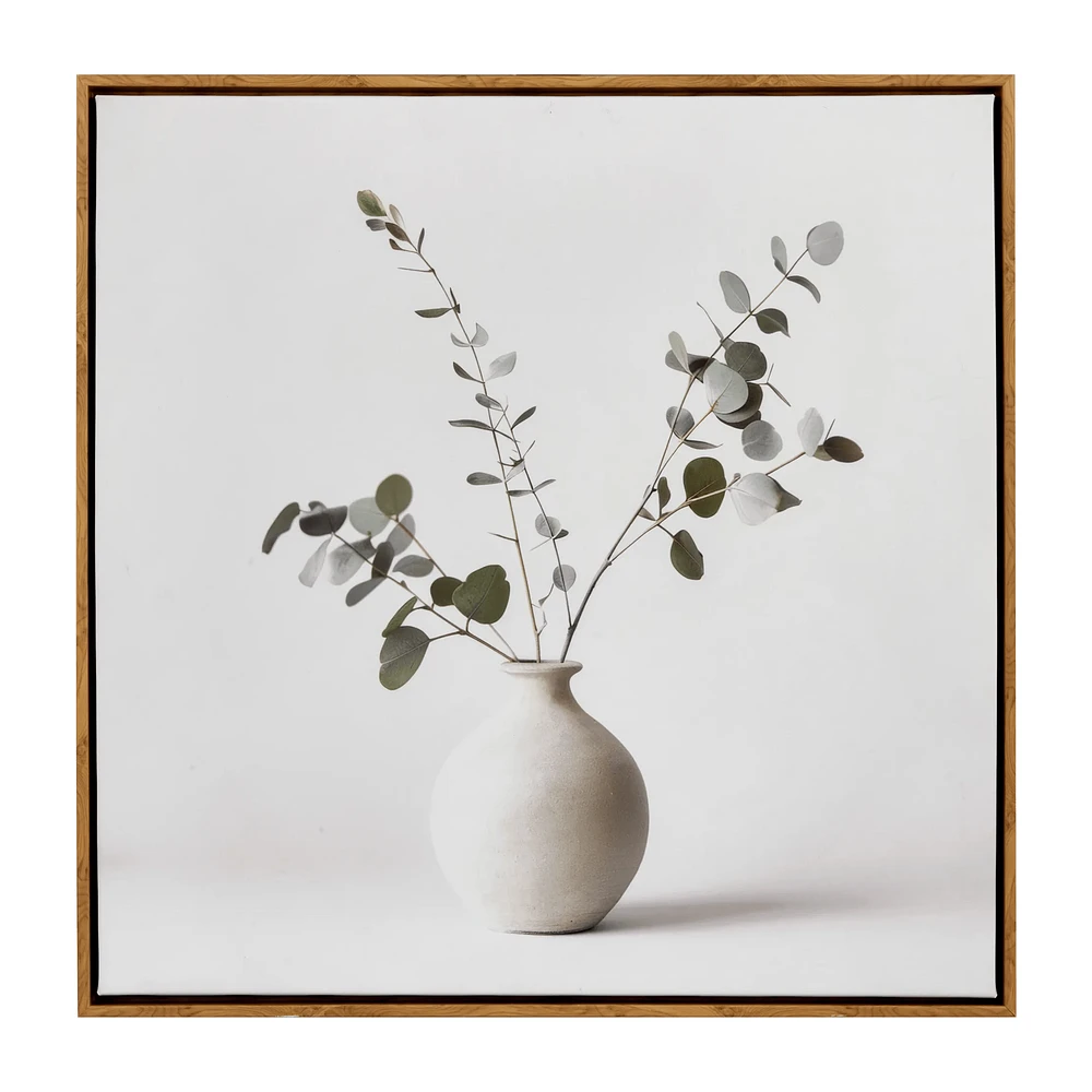 Eucalyptus in a Vase Framed Art