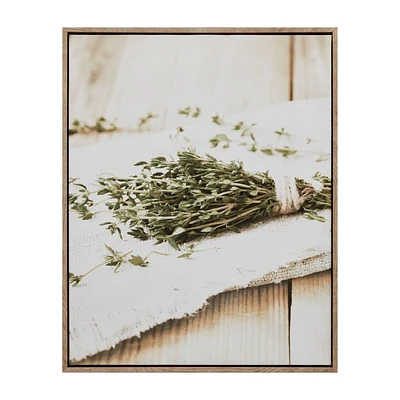 Close-up of Herbs Framed Art