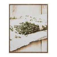 Close-up of Herbs Framed Art