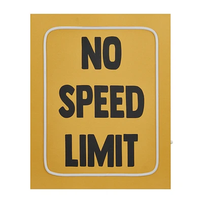 No Speed Limit Neon Wall Art