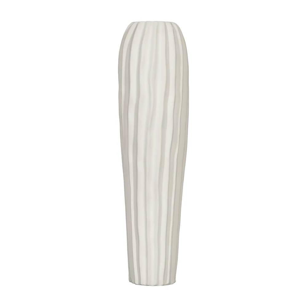 Ceramic Wavy Floor Vase