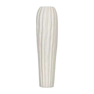 Ceramic Wavy Floor Vase