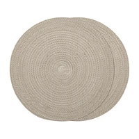Set of 2 Round Placemats