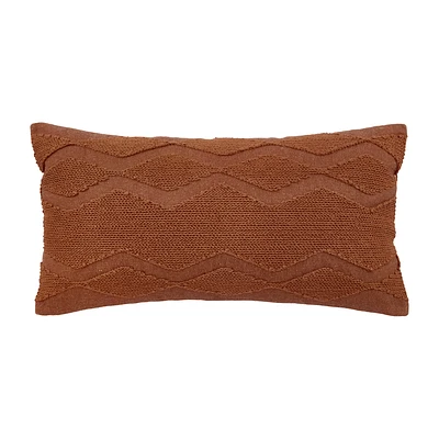 Rust Yara Lumbar Decorative Pillow