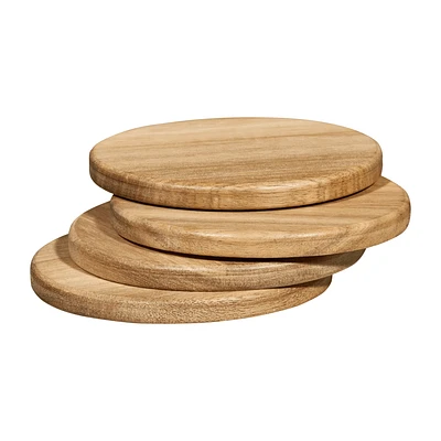 Set of 4 Wood Coasters