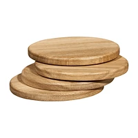 Set of 4 Wood Coasters