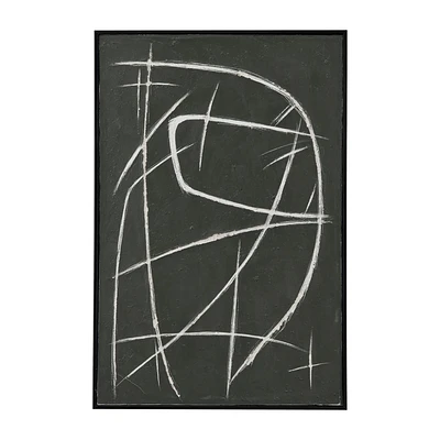 Abstract Lines Framed Art