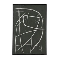 Abstract Lines Framed Art