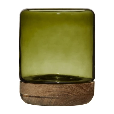 Glass Candle Holder