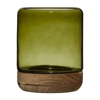 Glass Candle Holder
