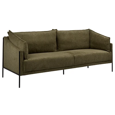 3 Seat  Green Sofa