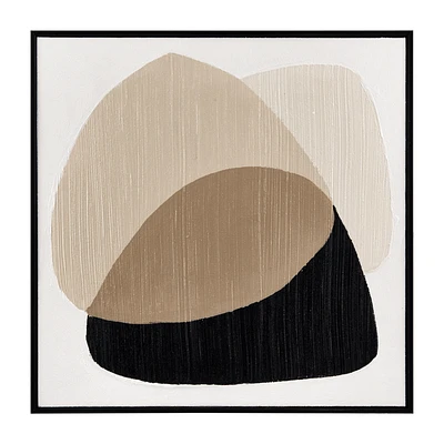 Neutral Abstract Framed Art