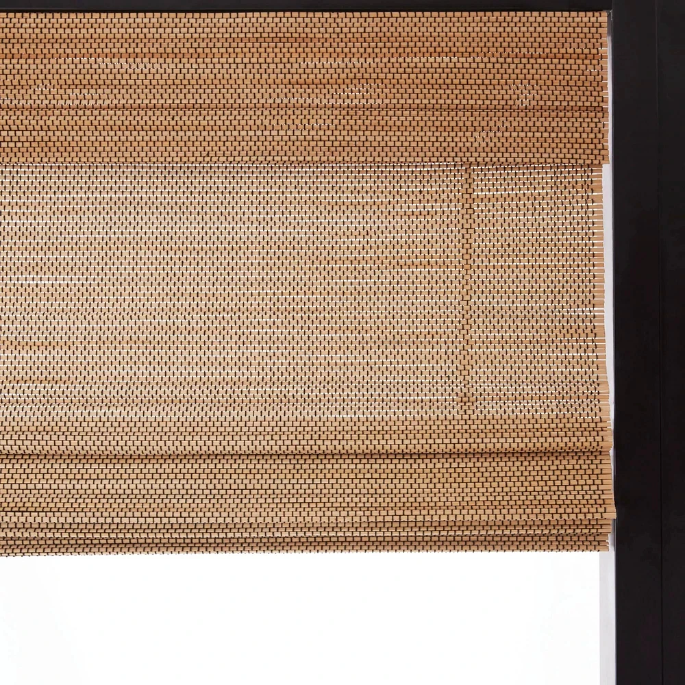 Natural & Black Cordless Bali Shade
