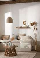 Elli Textured White Rug
