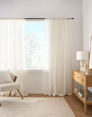 Rod Pocket Sheer Curtain