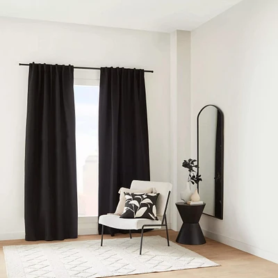 Ortega Blackout Back-Tab Curtain